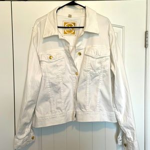White Michael Kors womens jacket